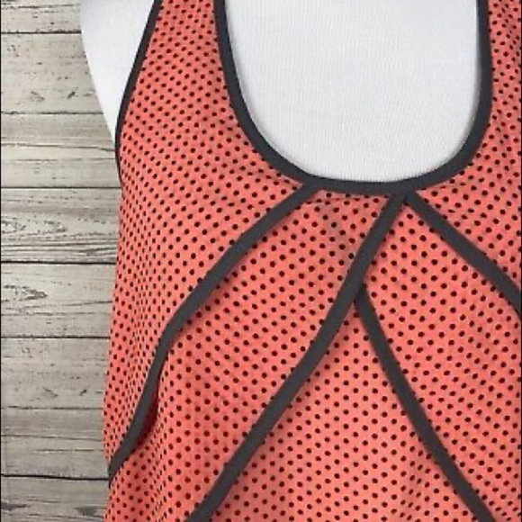 YA Los Angeles Polka Dot Racerback Tank Top, Sz S - Picture 2 of 6